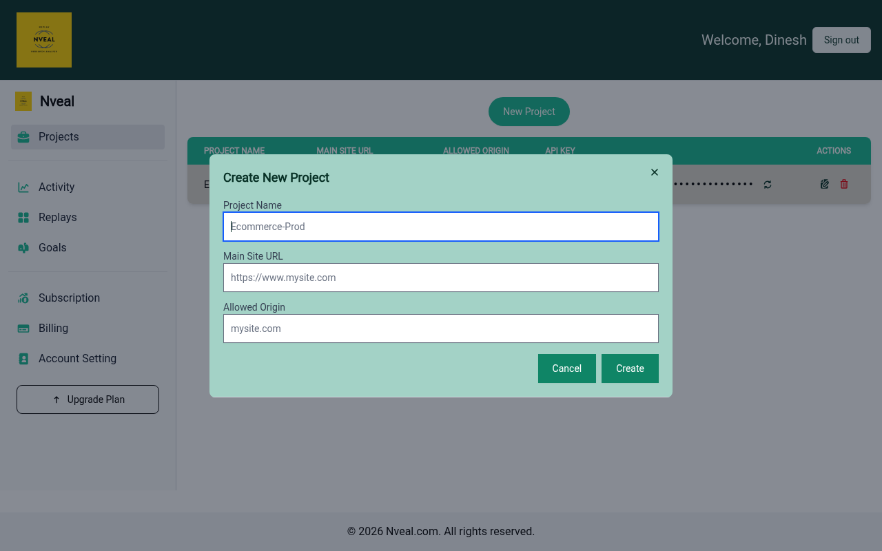 Create Project